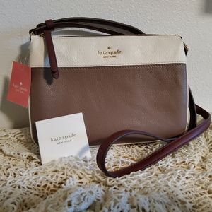 NWT Kate Spade Triple Gusset Crossbody Jackson  Colorblock